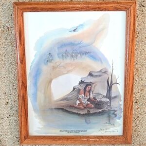 Jonny Hawk 'My Faith Is Strong' Native American Art Limited Edition Print